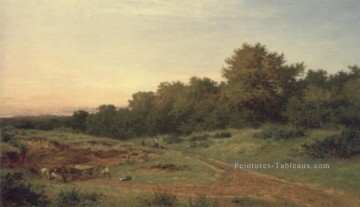  Benjamin Peintre - The Sandpit Burrows Cross paysage Benjamin Williams Leader